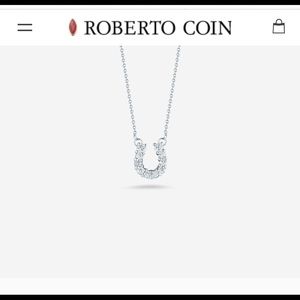 Roberto Coin Tiny Treasure Horseshoe  Necklace